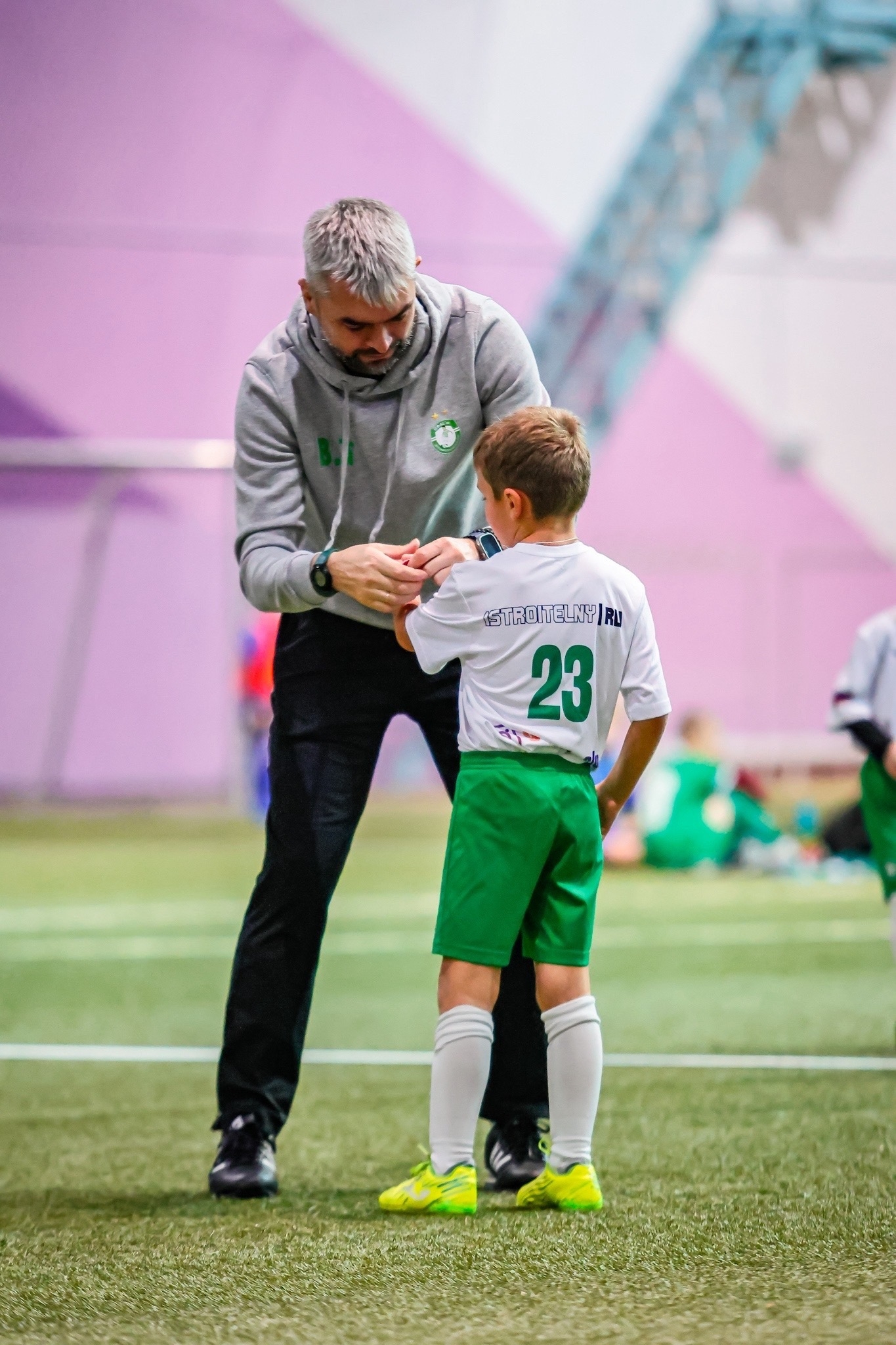 Тренер с воспитанником